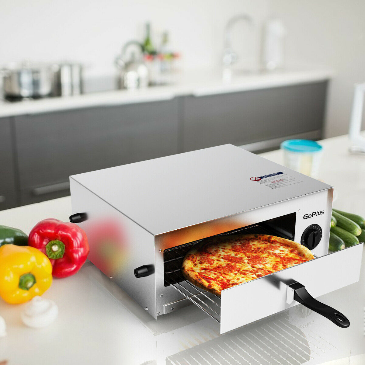 Four à pizza commercial acier inoxydable cuisine
