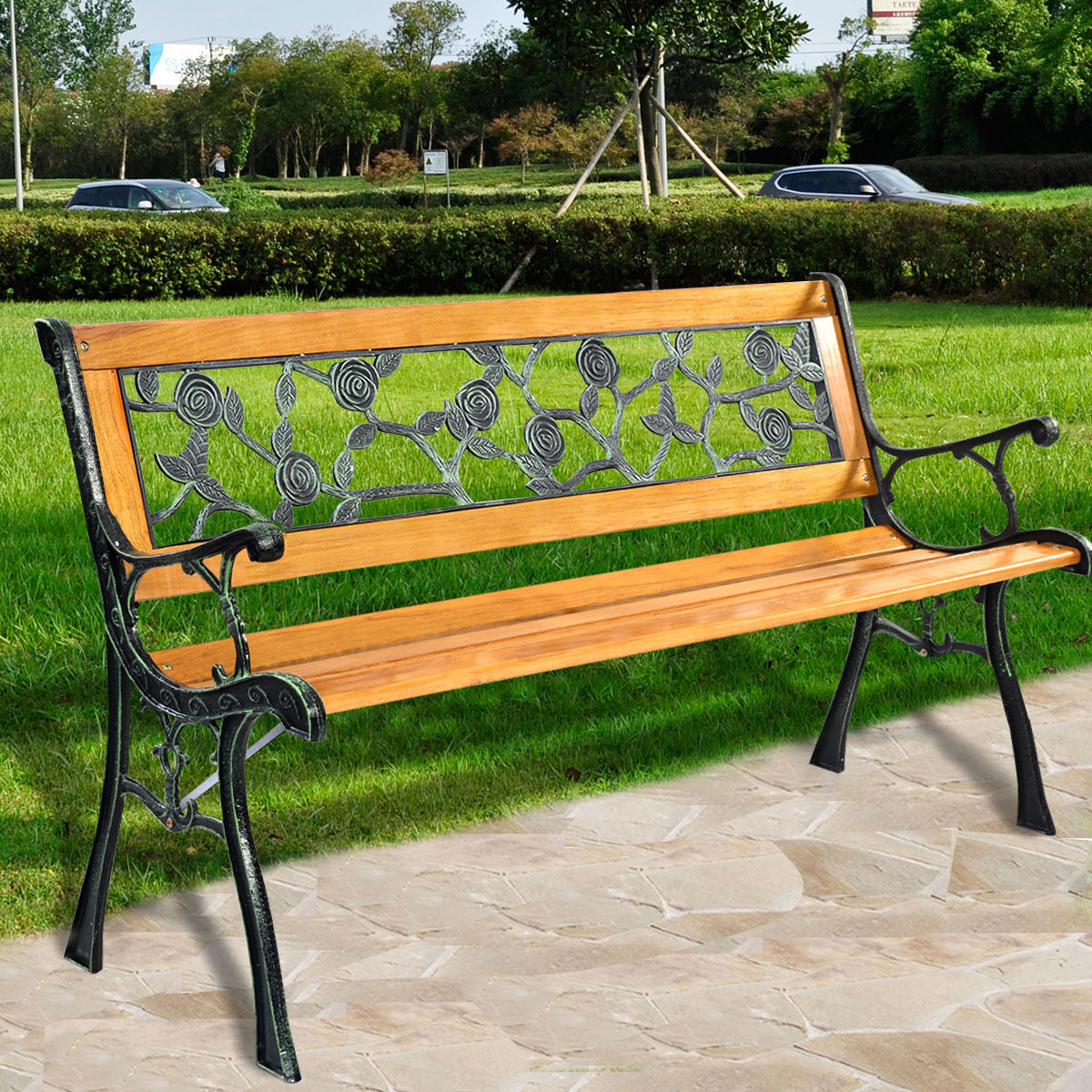 Chaise parc patio jardin 49.5po