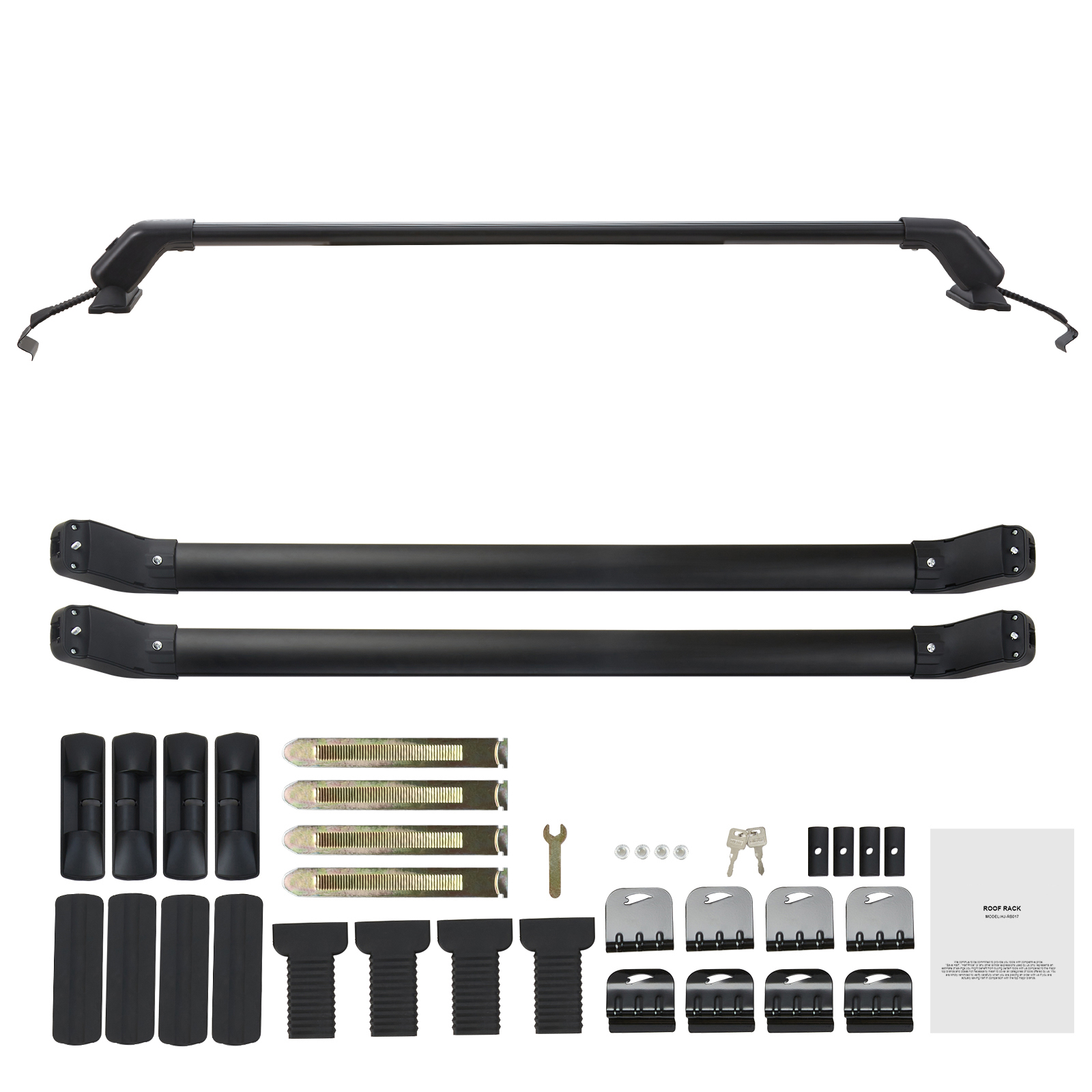 Barres toit universel 41,3 po aluminium 155 lb