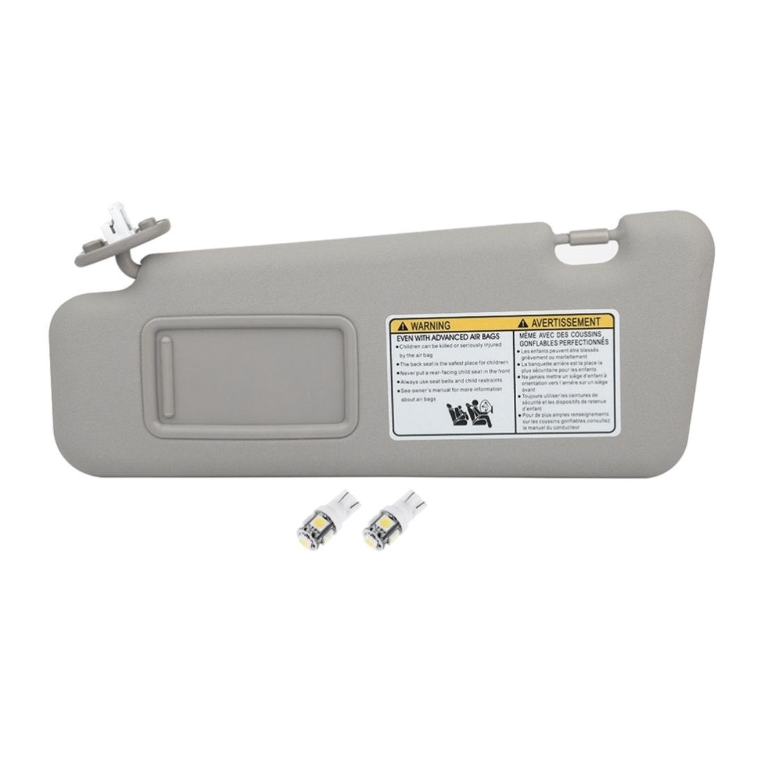 Pare-soleil conducteur gris Highlander 08-13