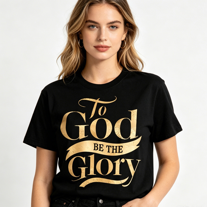 T-shirt manches courtes col rond imprimé unisexe