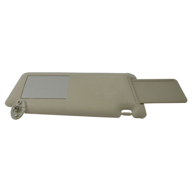 Pare-soleil tissu tan miroir intégré Toyota Tacoma 2005-2014 gauche