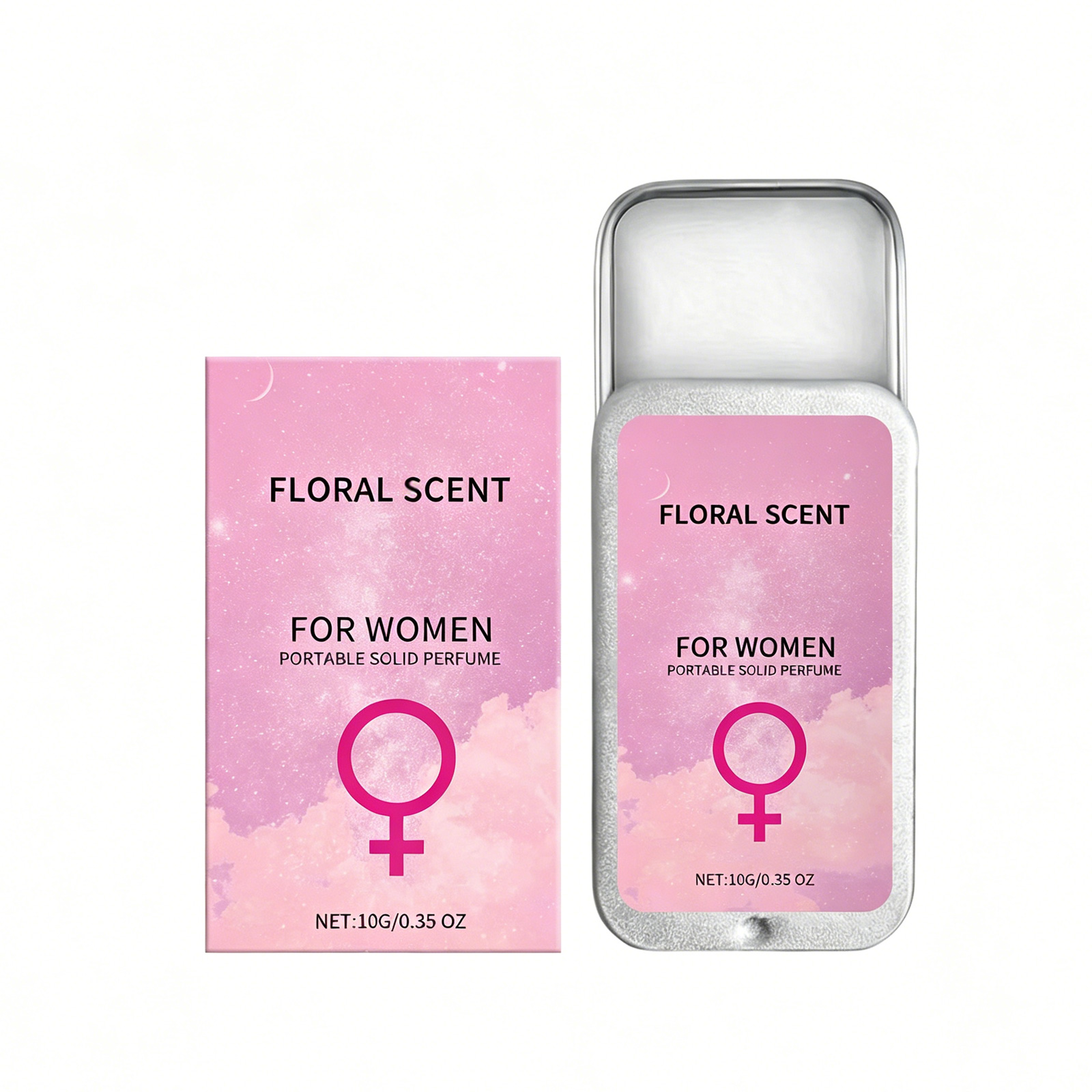 Parfum solide femme floral léger baume portable