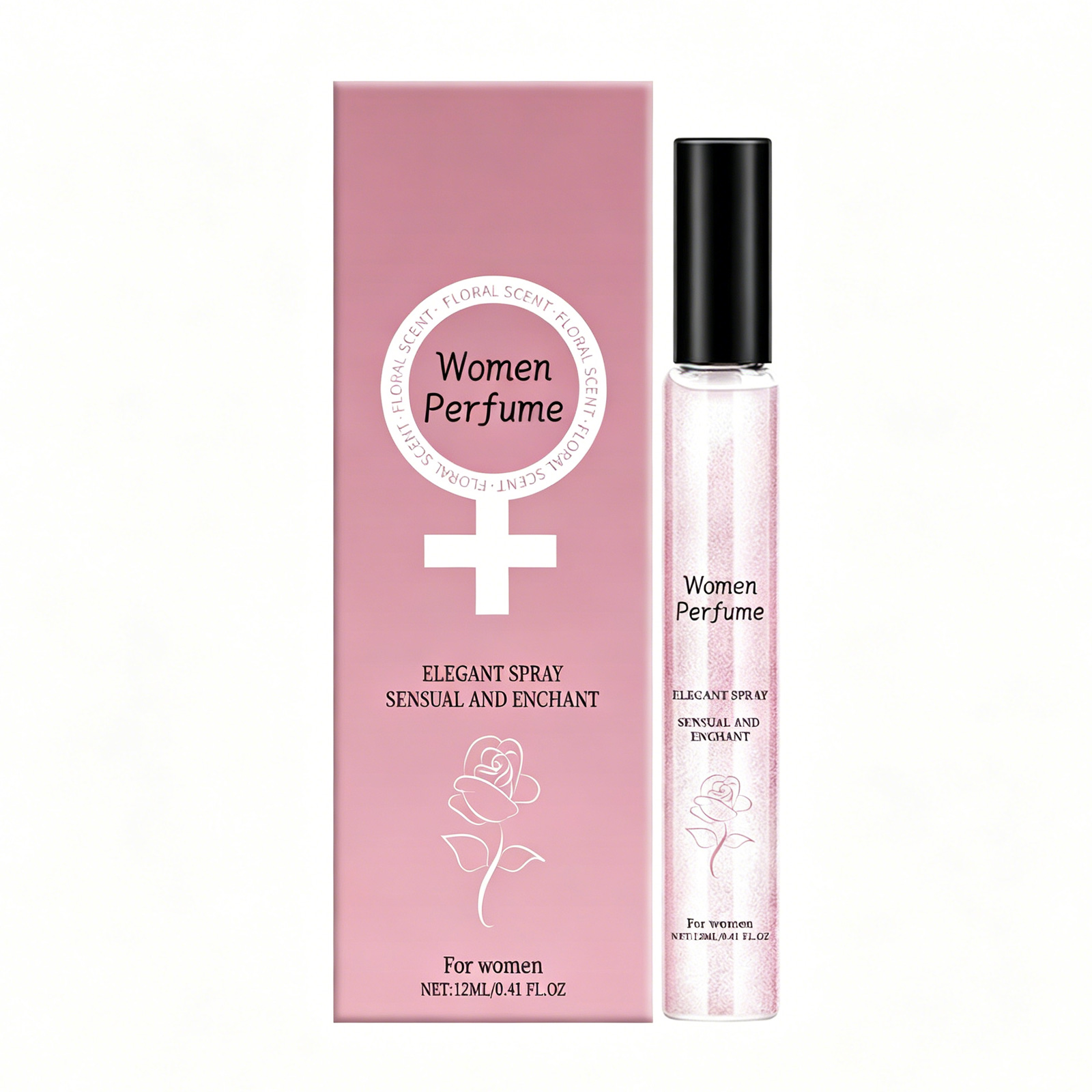 Vaporisateur parfum femme rose désert floral léger