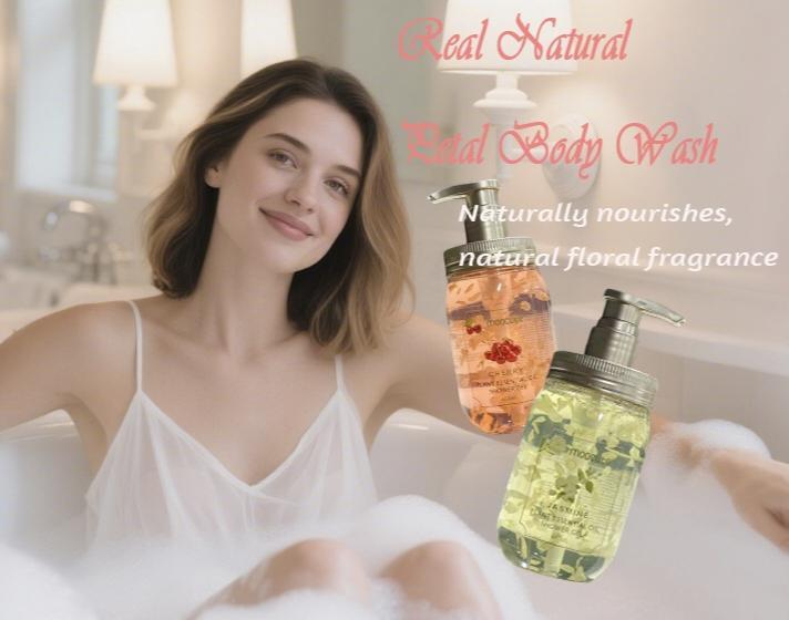 Gel douche mousse riche nettoyant purifiant hydratant