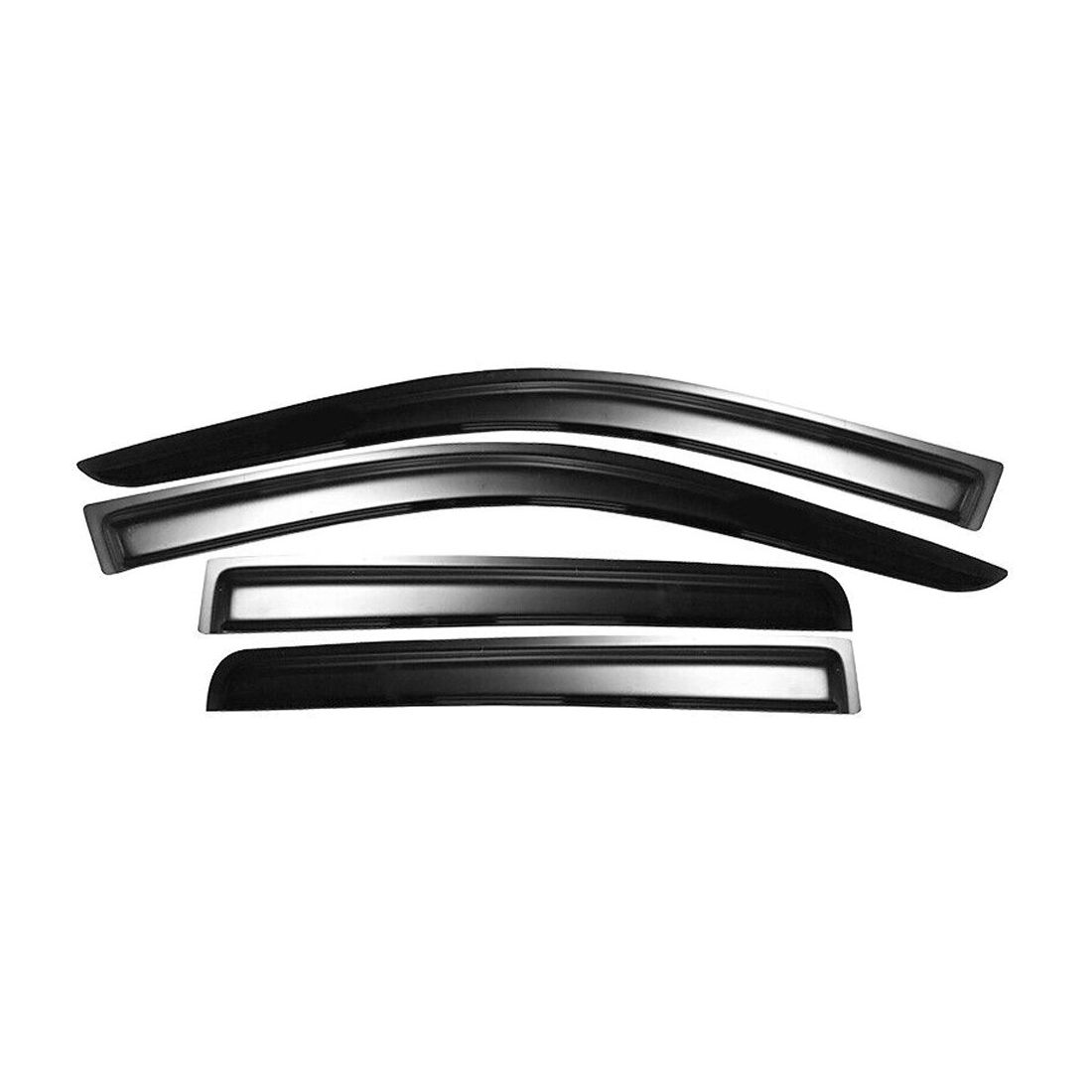 Visières 07-17 Jeep Compass berline pluie soleil 4 pcs