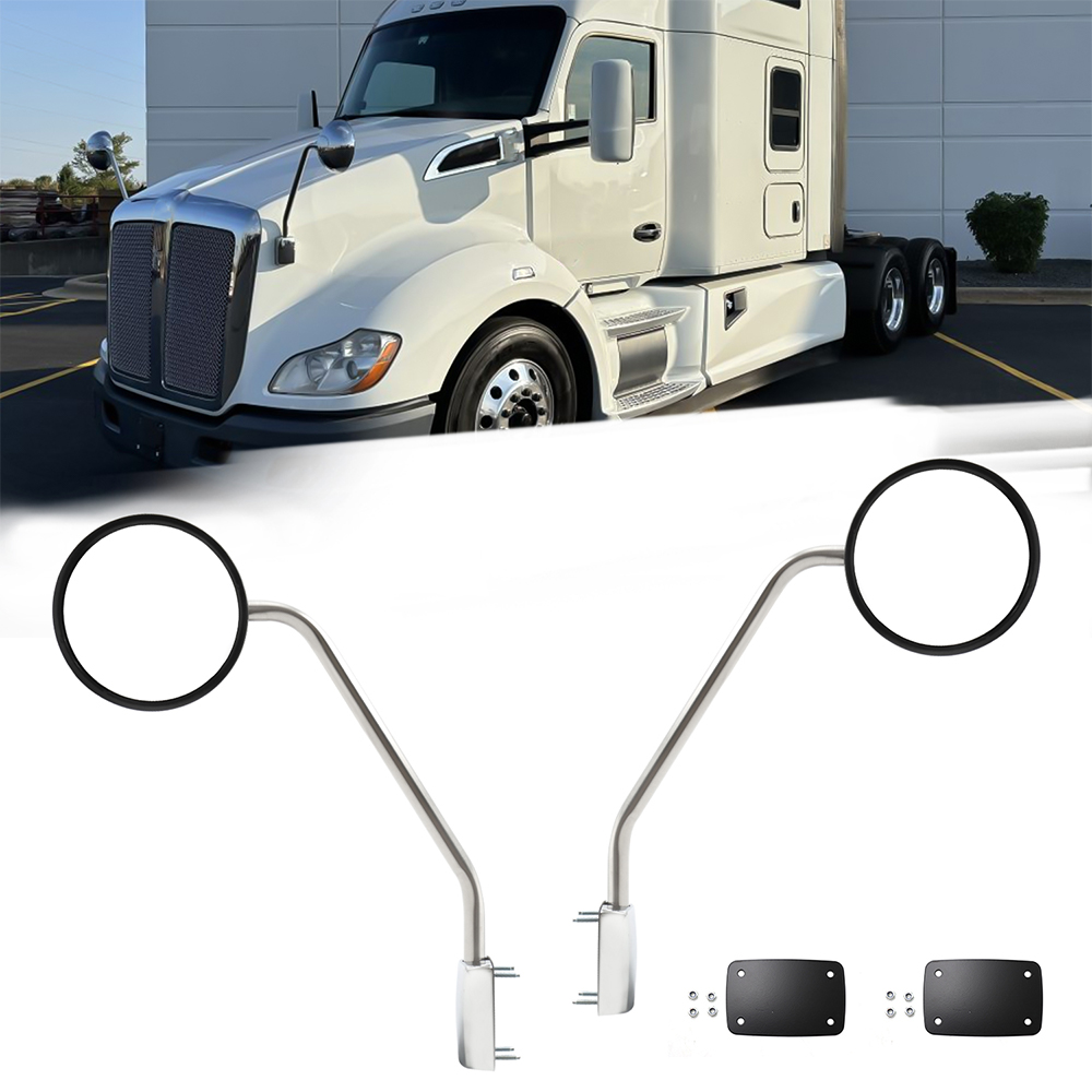 Miroirs capot Kenworth T680 T880 Peterbilt 579 587 chrome
