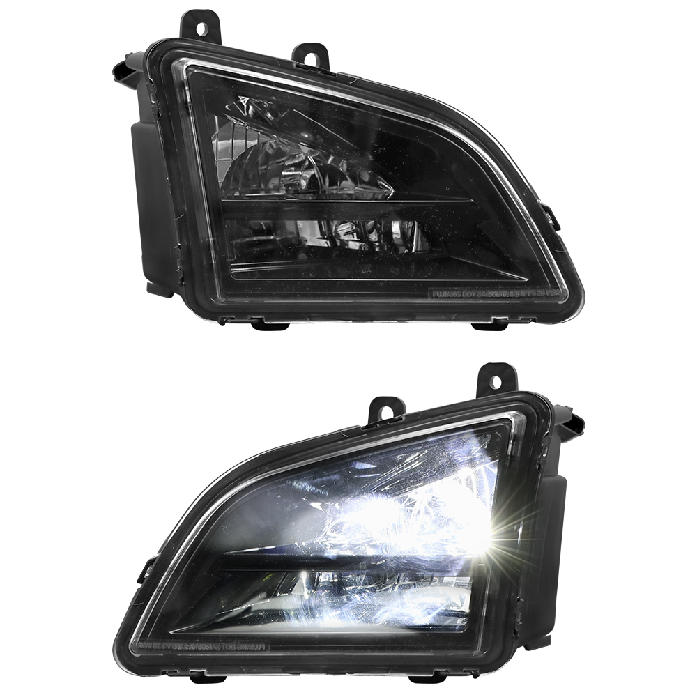 Phares antibrouillard Volvo VNL 2018 LED noir compatible