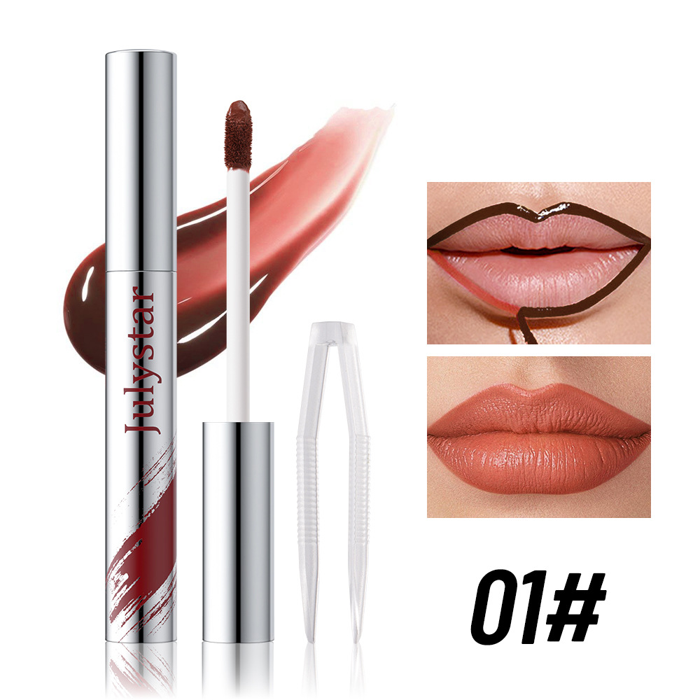 Crayon lèvres détachable mat, marqueur haute tenue