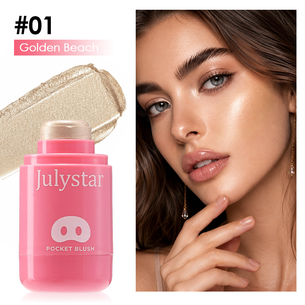 Poudre blush crème lèvres joues hydratante