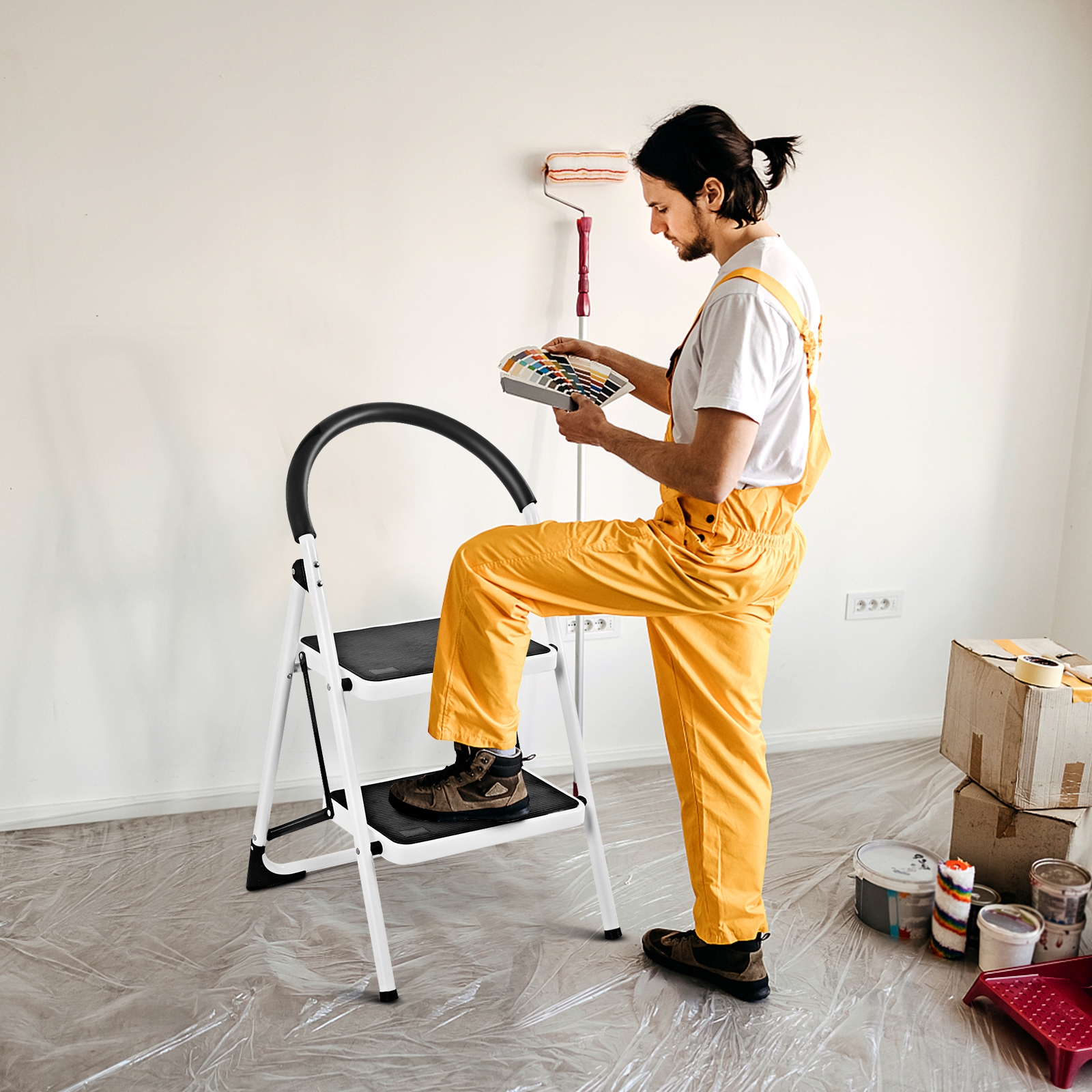 Marchepied pliable 2,75pi cadre fer