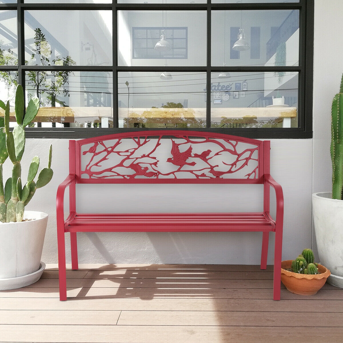 Banc de patio jardin parc extérieur