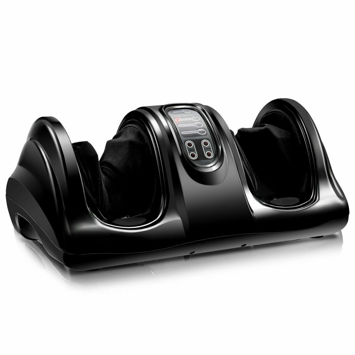 Masseur shiatsu pieds rouleaux haute intensité, noir