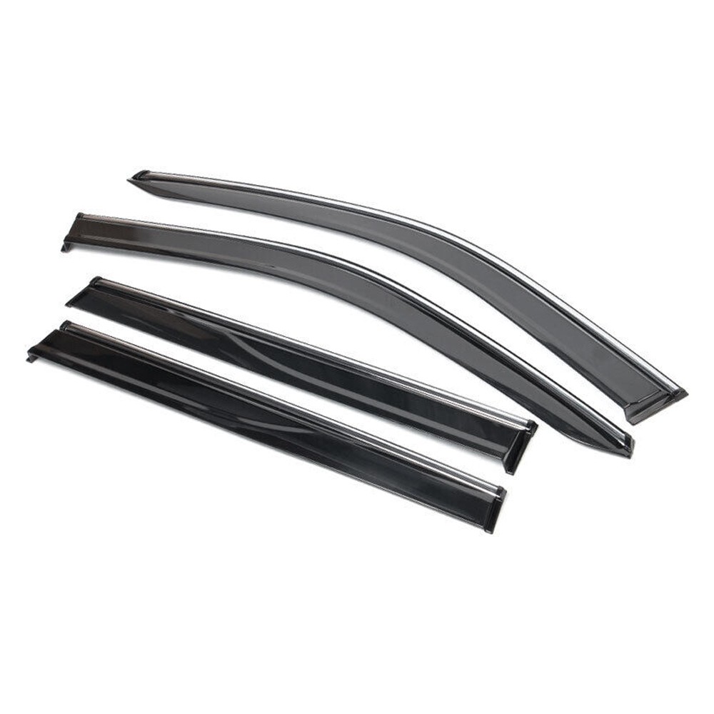 Visières Fenêtre Polycarbonate Jeep Compass 17-21 Chrome 4 PC