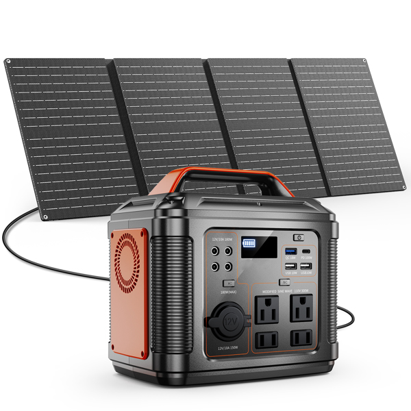 Station énergie 300W + panneau solaire 60W
