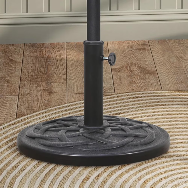 Base parapluie marché 27 lbs noir, expédition Walmart