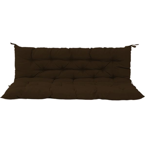 Coussin balançoire 70 po imperméable avec dossier-Café