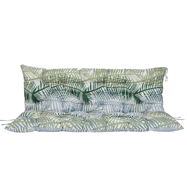 Coussin balançoire extérieure 70 po, imperméable, feuille bambou