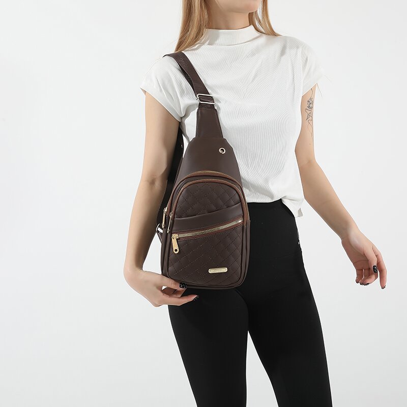 Sac bandoulière crossbody résistant eau avec sangle unique