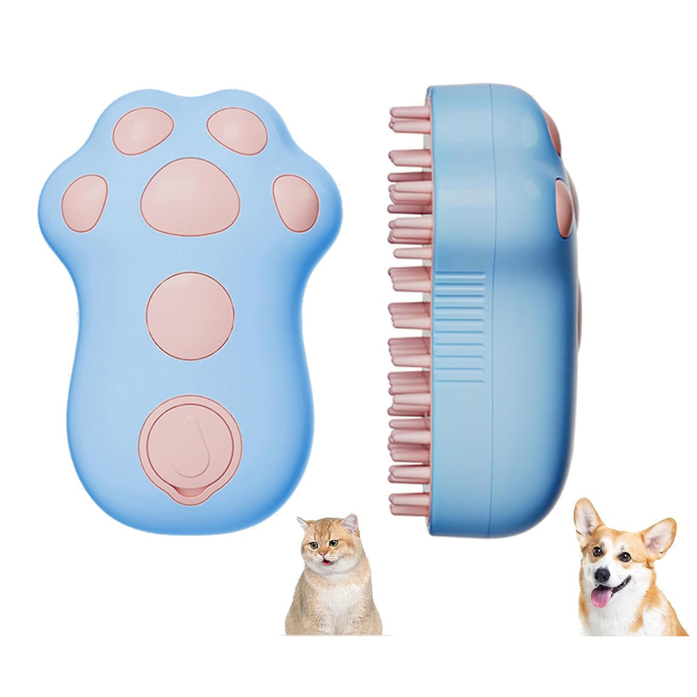 Brosse vapeur rechargeable pour chat/chien, massage et démêlage