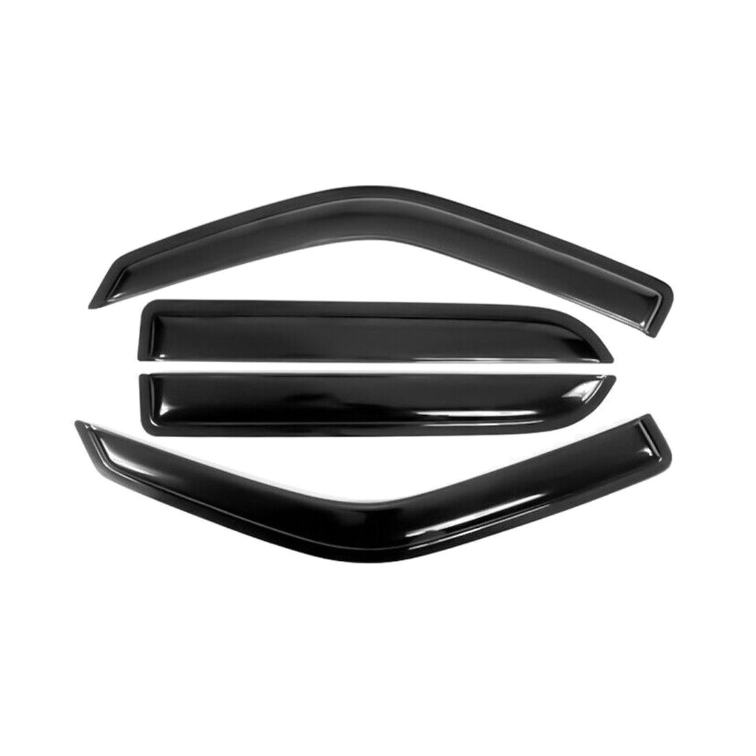 Visières de fenêtre F150 Crew Cab 4Pc