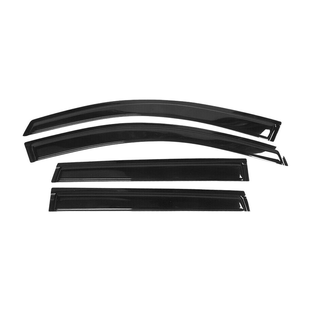 Visières fenêtres acrylique pluie 4 pcs
