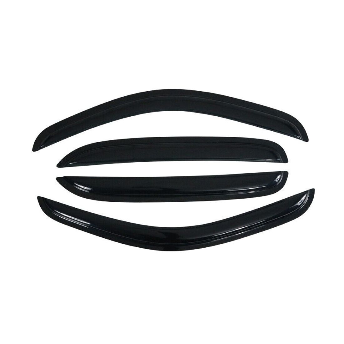 Visières de fenêtre Crew Cab 4Pc