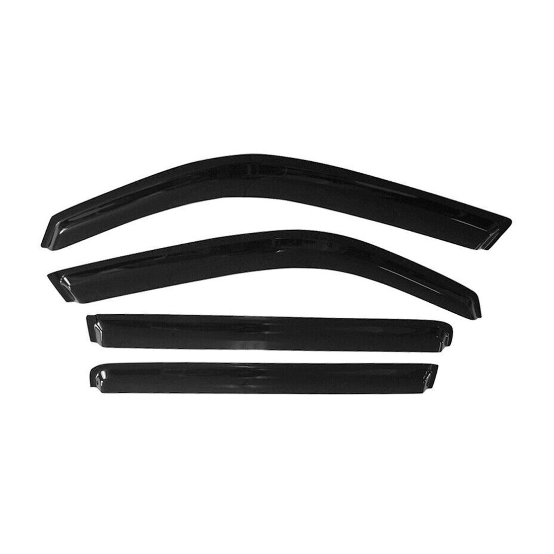 Visières fenêtres pluie 4 pcs