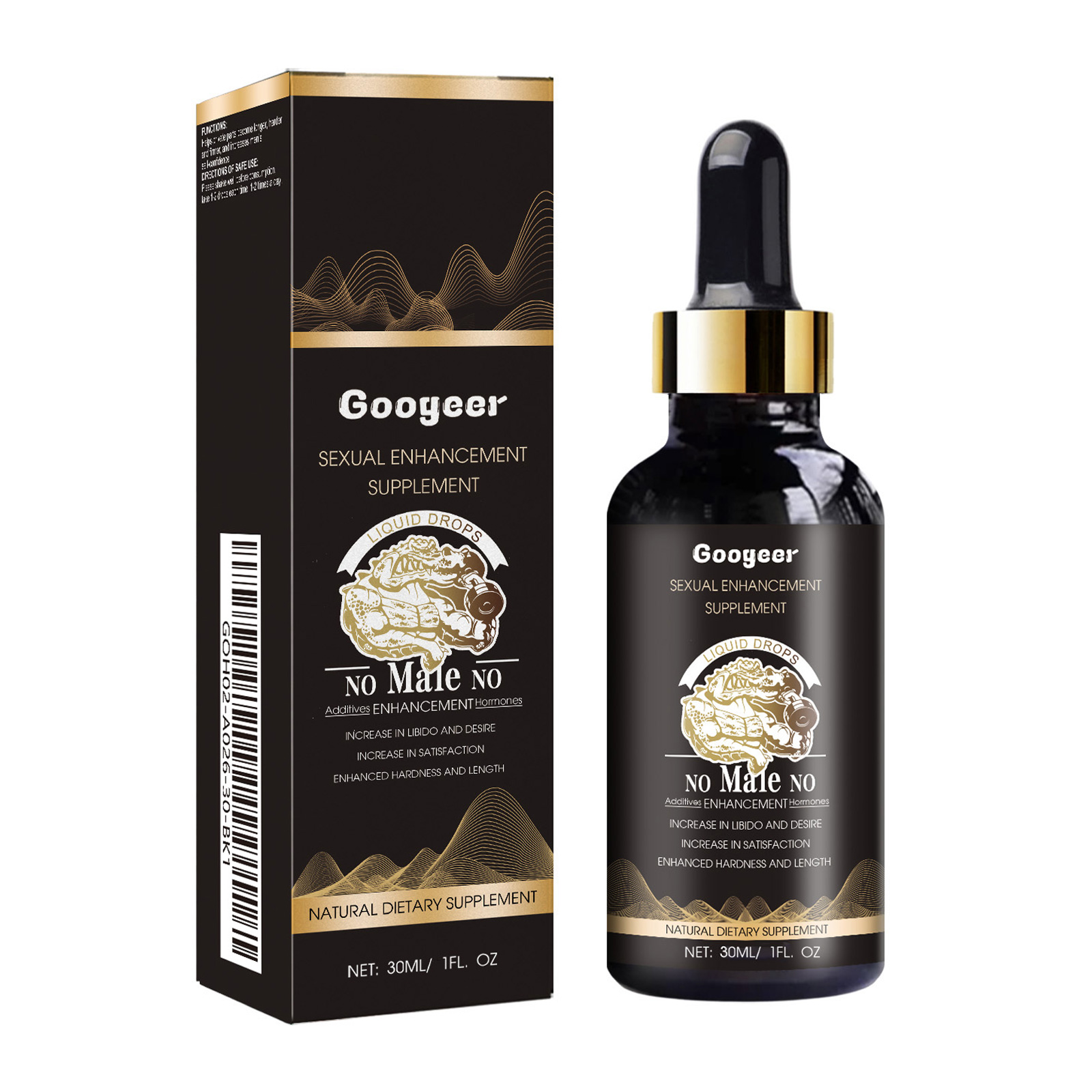 Gouttes vitalité masculine maca épimedium oral, 30ml