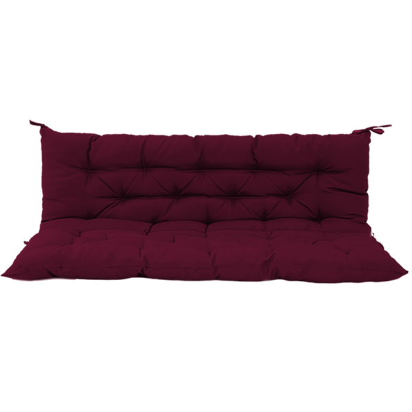 Coussin balançoire 60 po, imperméable 4 po épais dossier