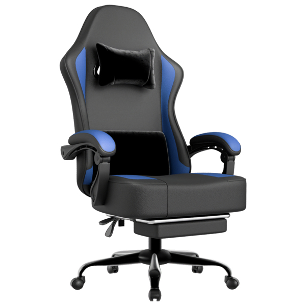 Chaise gaming ressorts, mousse PU, support lombaire
