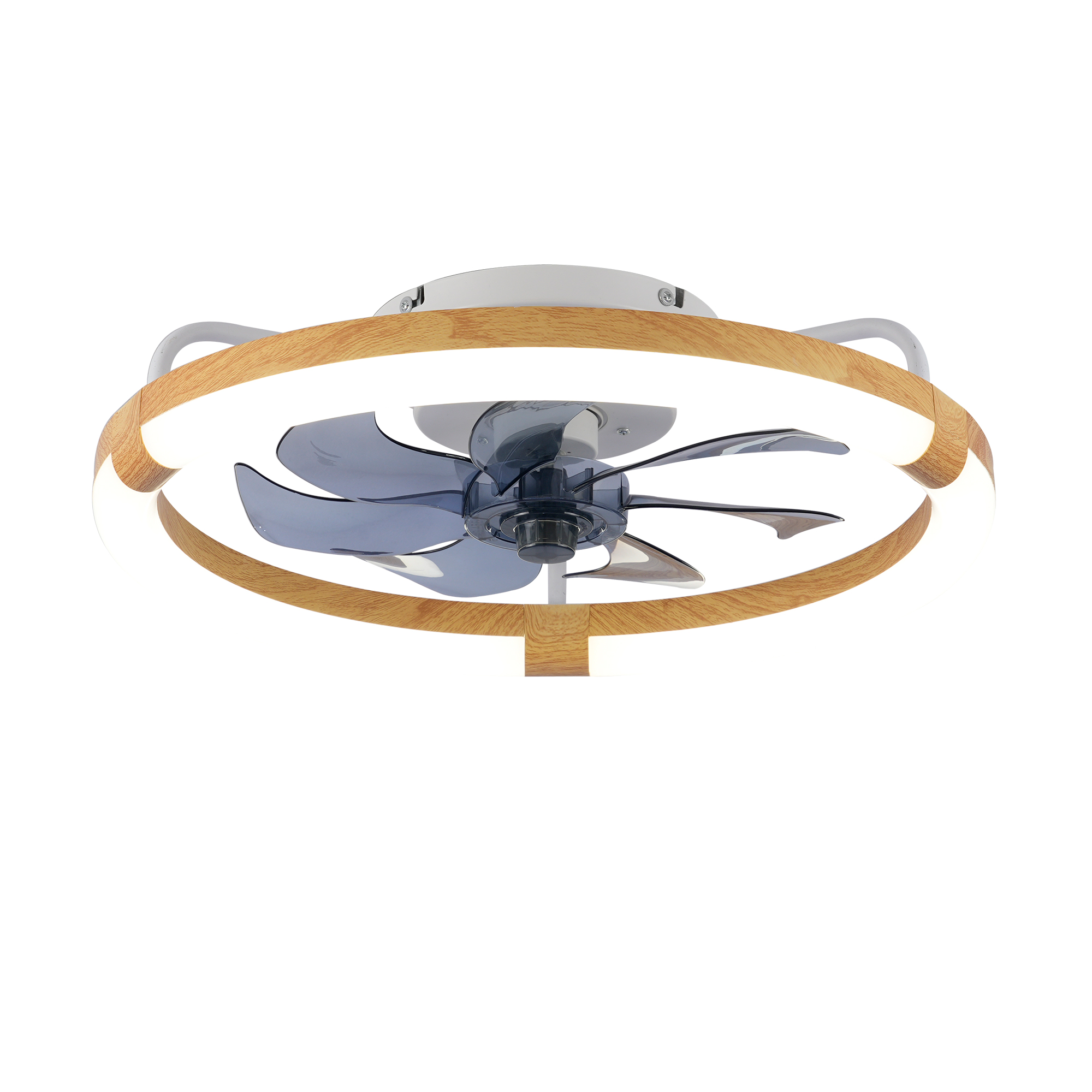 Ventilateur plafond 20po DEL 3000-6500K blanc mat, 6 vitesses