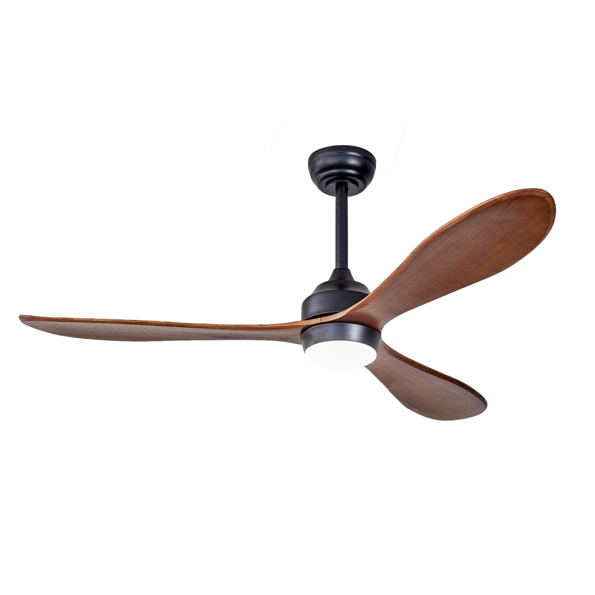 Ventilateur plafond 52 po DC silencieux, 6 vitesses, lumière