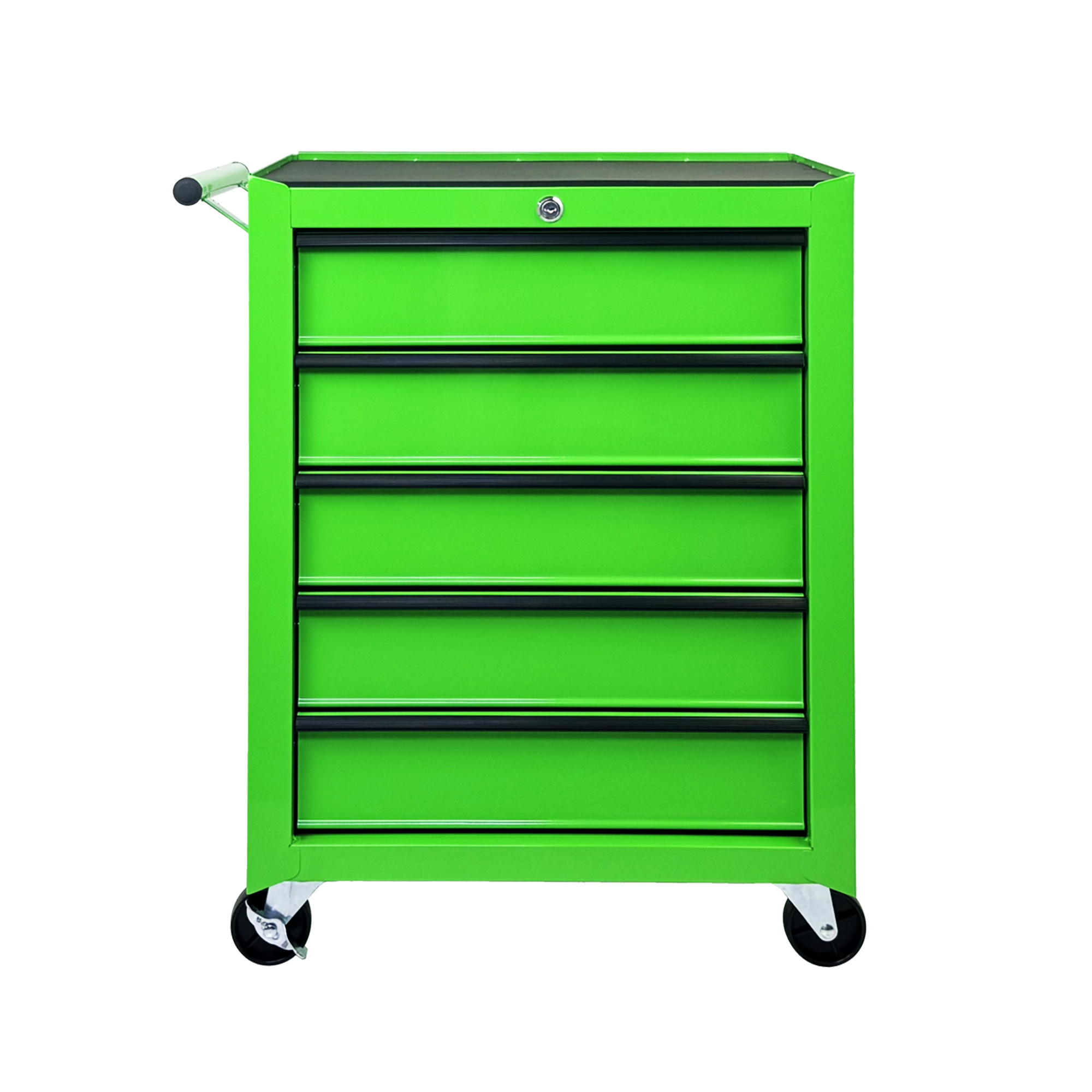 Coffre outils 5 tiroirs 20" métal roulant vert