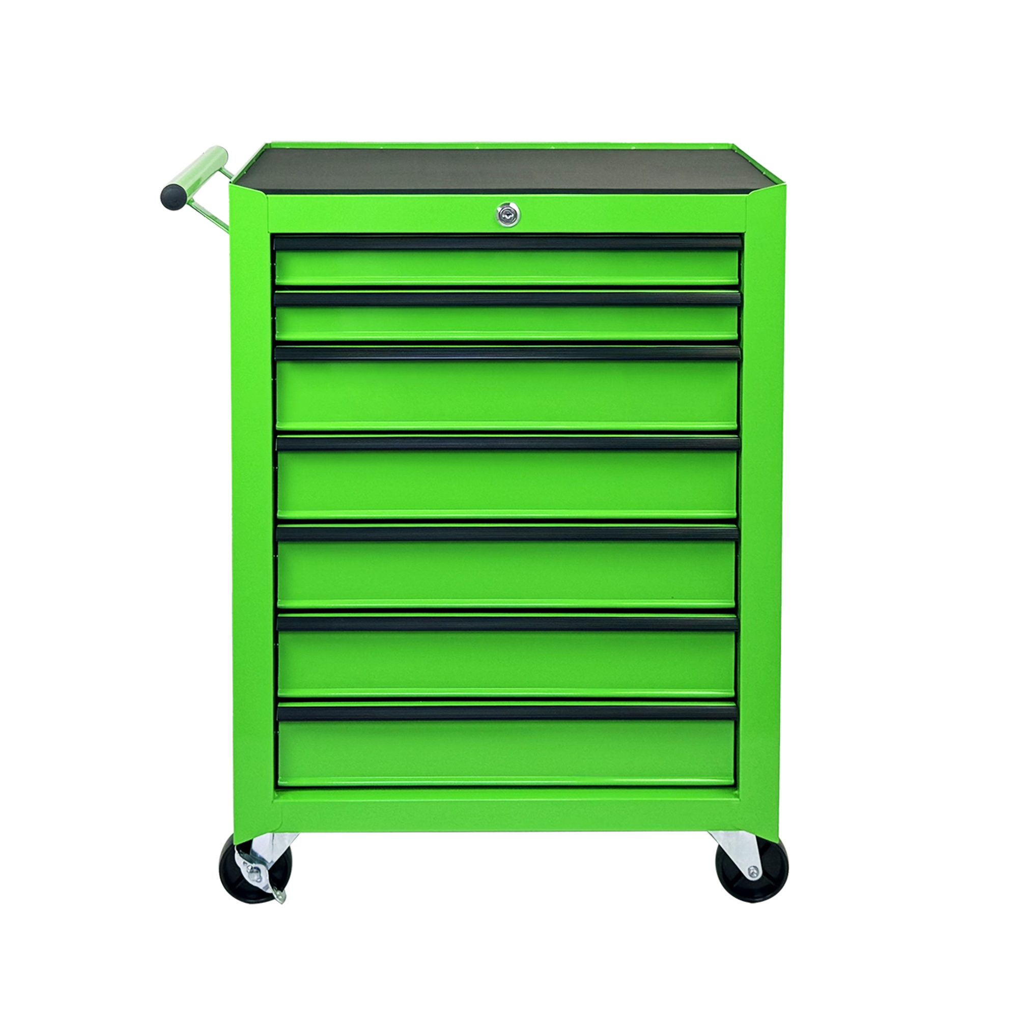 Coffre à outils roulant 7 tiroirs 20po vert