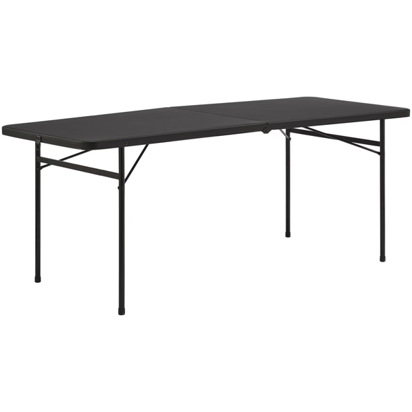 Table pliante plastique 6pi noir