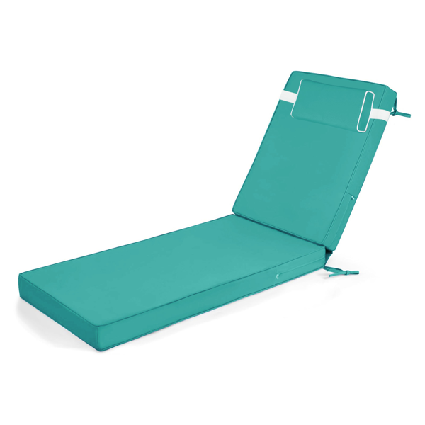 Coussin méridienne extérieur 80x26x3po, imperméable