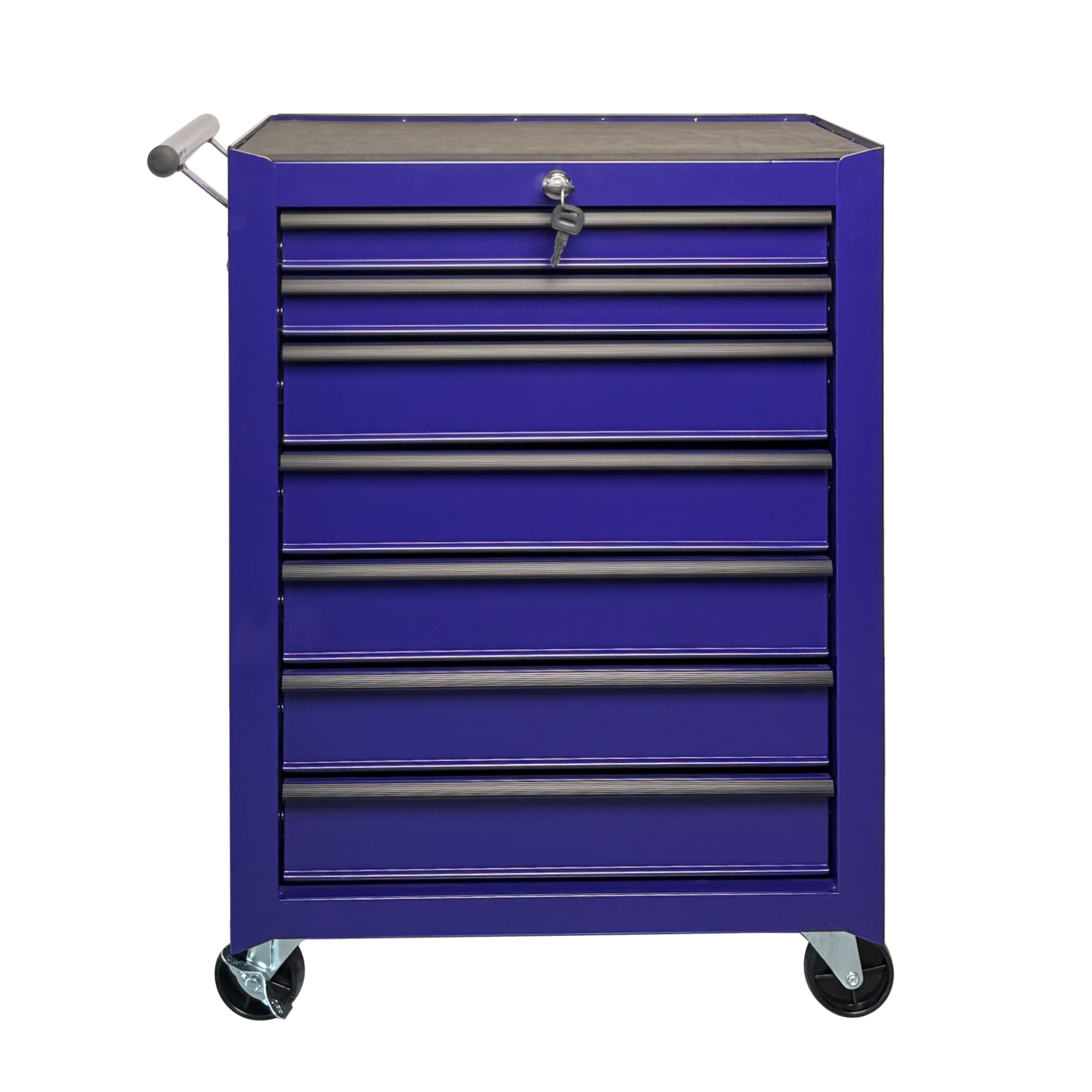 Coffre outils 7 tiroirs 20" métal roulant pourpre
