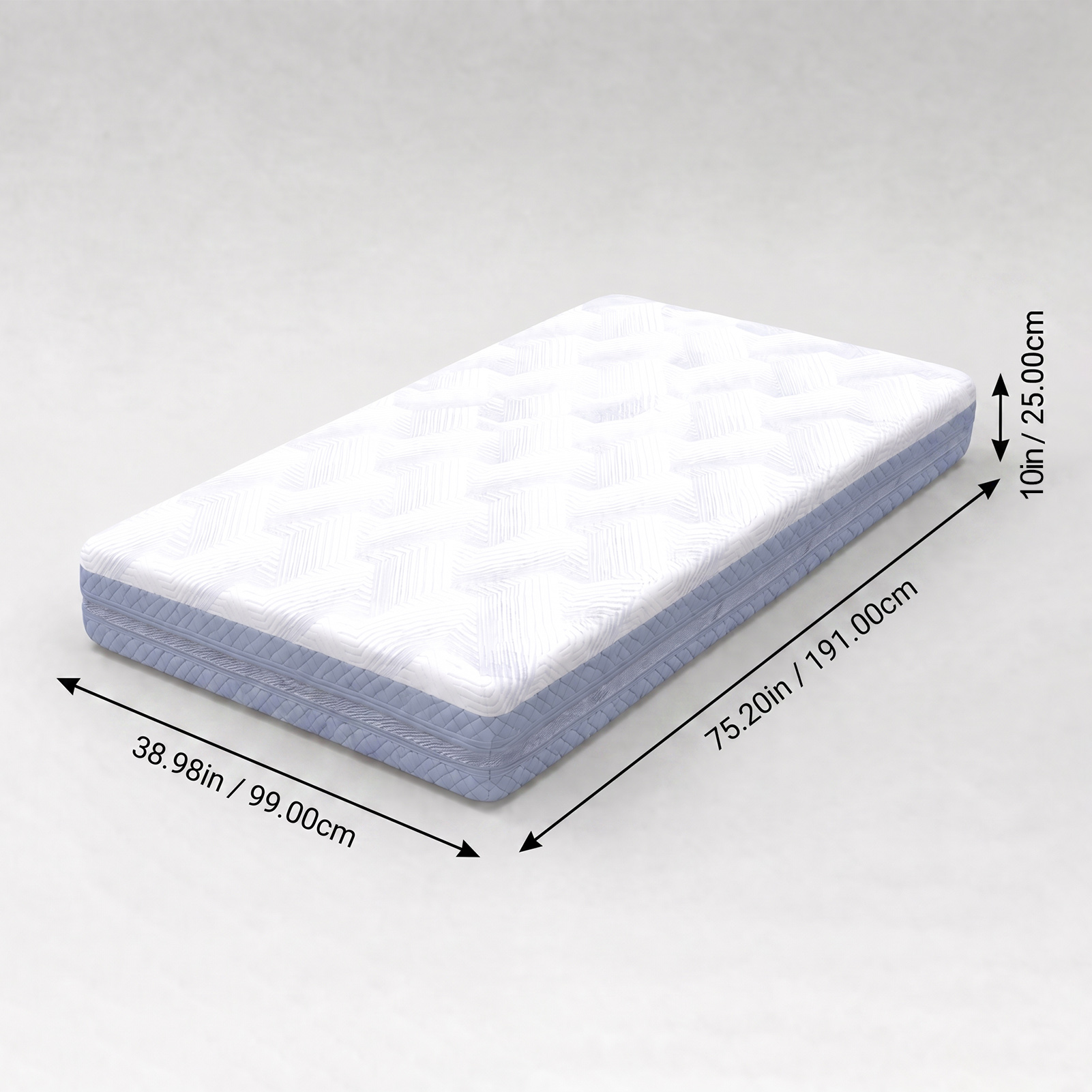 Matelas Mousse Mémoire 10po Simple Haute Densité