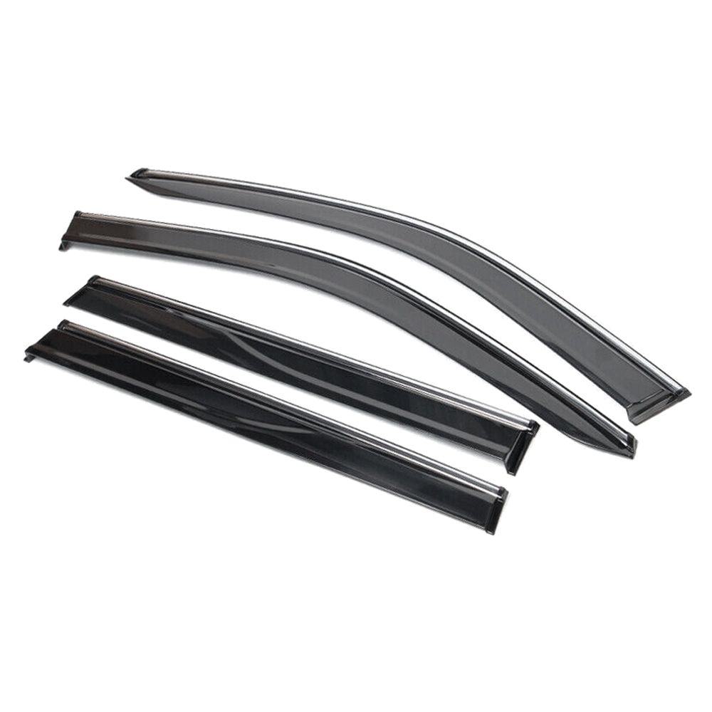 Visières vitres Jeep Compass MP 17-23 polycarbonate chrome