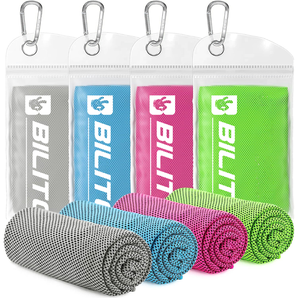 Serviette refroidissante superfibre 4 pack yoga sport