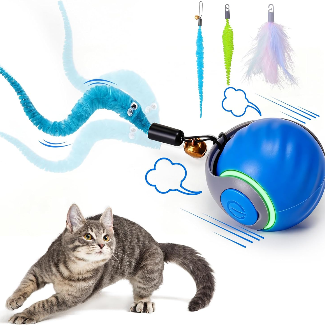 Jouet ballon chat