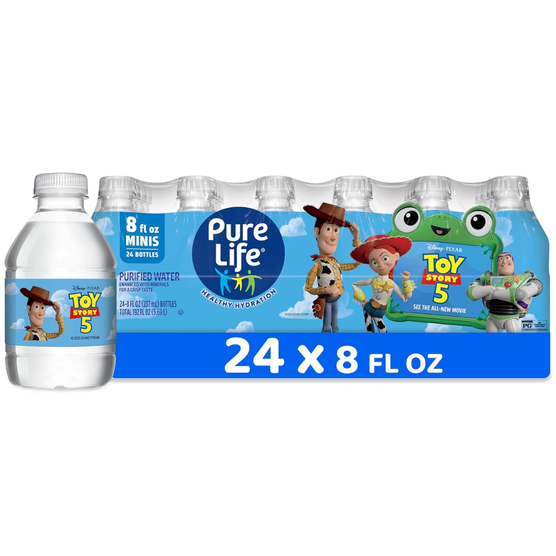 Eau purifiée bouteille 24 x 8 fl oz