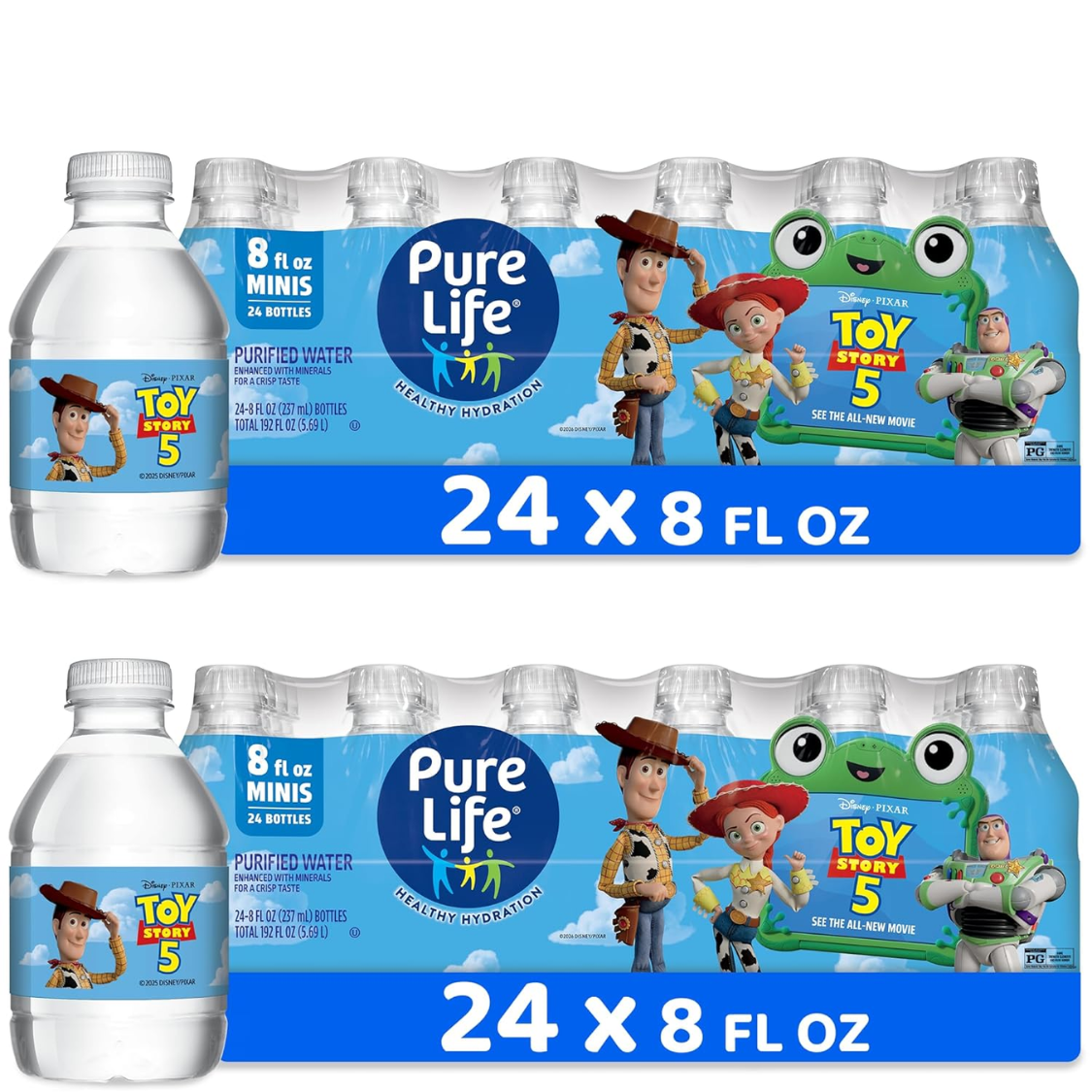 Eau embouteillée purifiée 48 x 237 ml