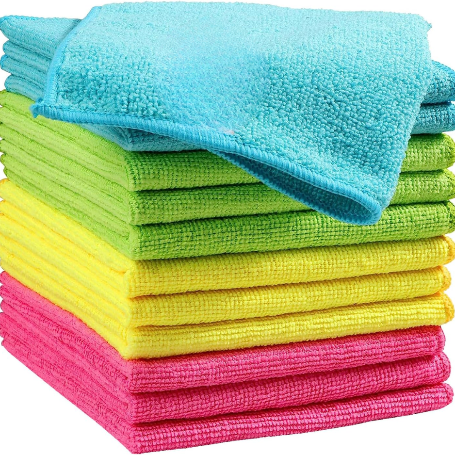 Chiffons nettoyage 12 pièces 210GSM ultra doux auto verre