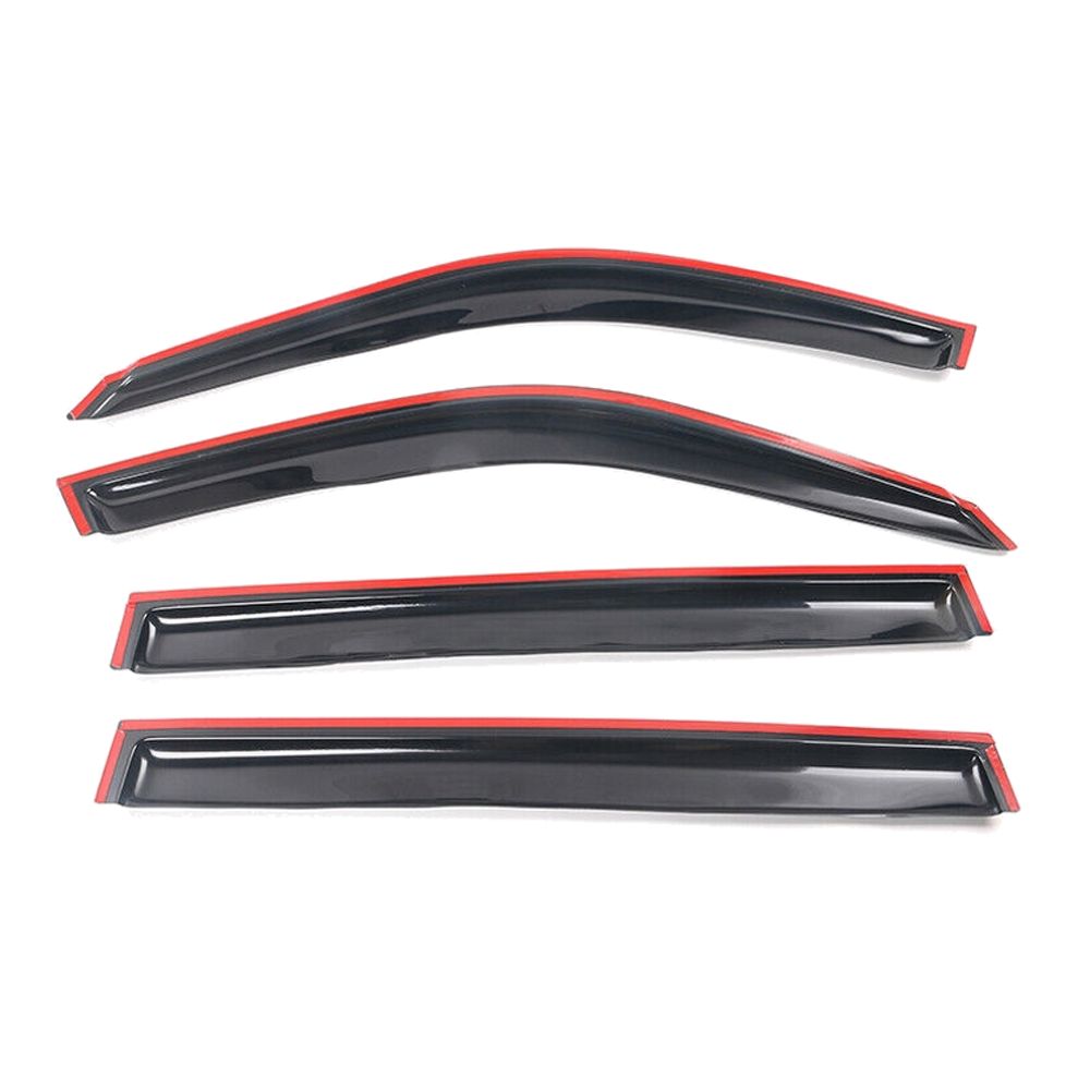 Visières 01-07 Toyota Highlander acrylique pluie 4 pcs