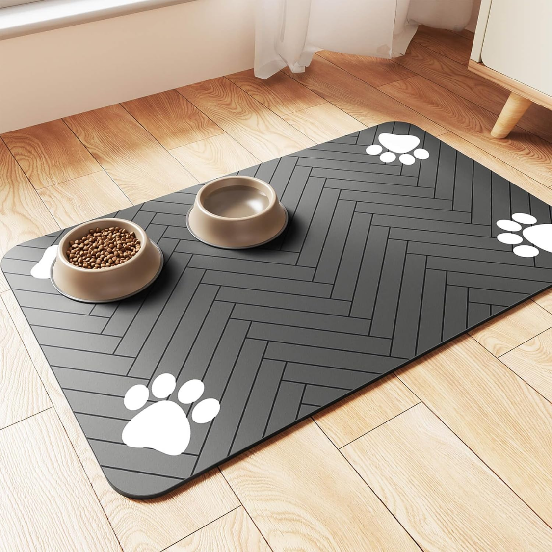 Tapis alimentation animal imperméable absorbant séchage rapide