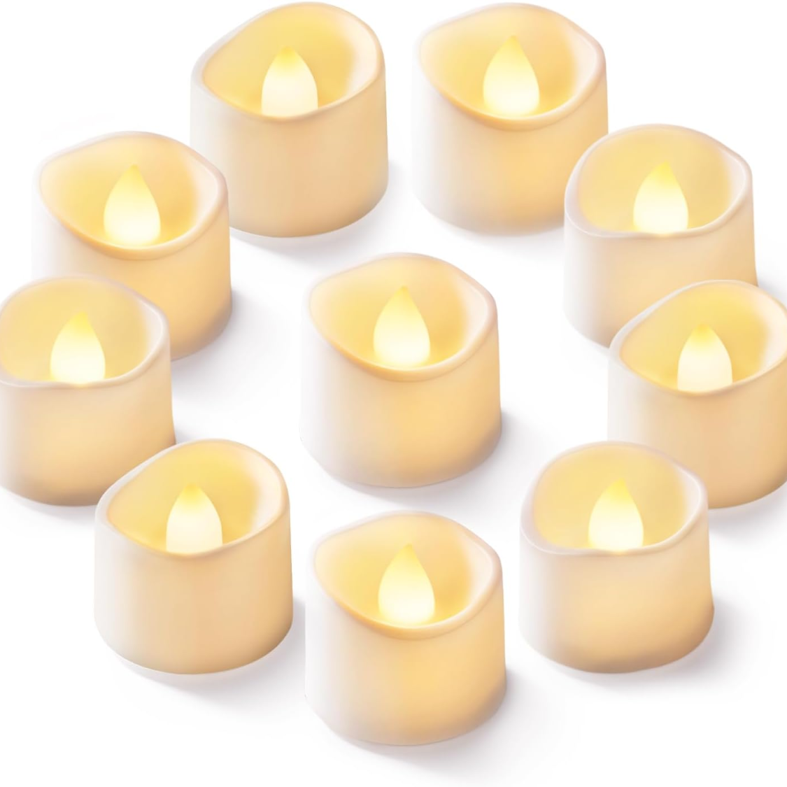 24 bougies LED sans flamme à piles 200h - Décoration table mariage