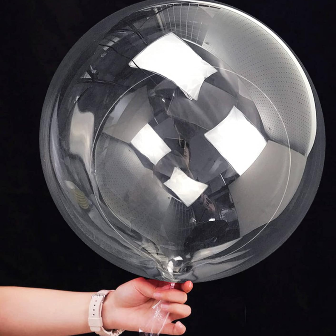 Ballons Bobo 20 po transparent 10 pc - Décoration