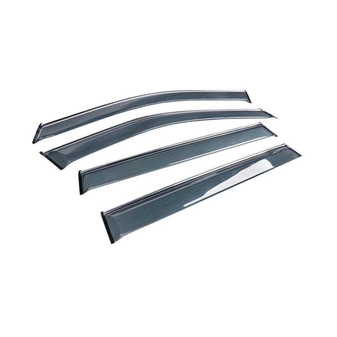 Visières fenêtre Toyota RAV4 XA50 19-23 polycarbonate garniture chrome 4pcs